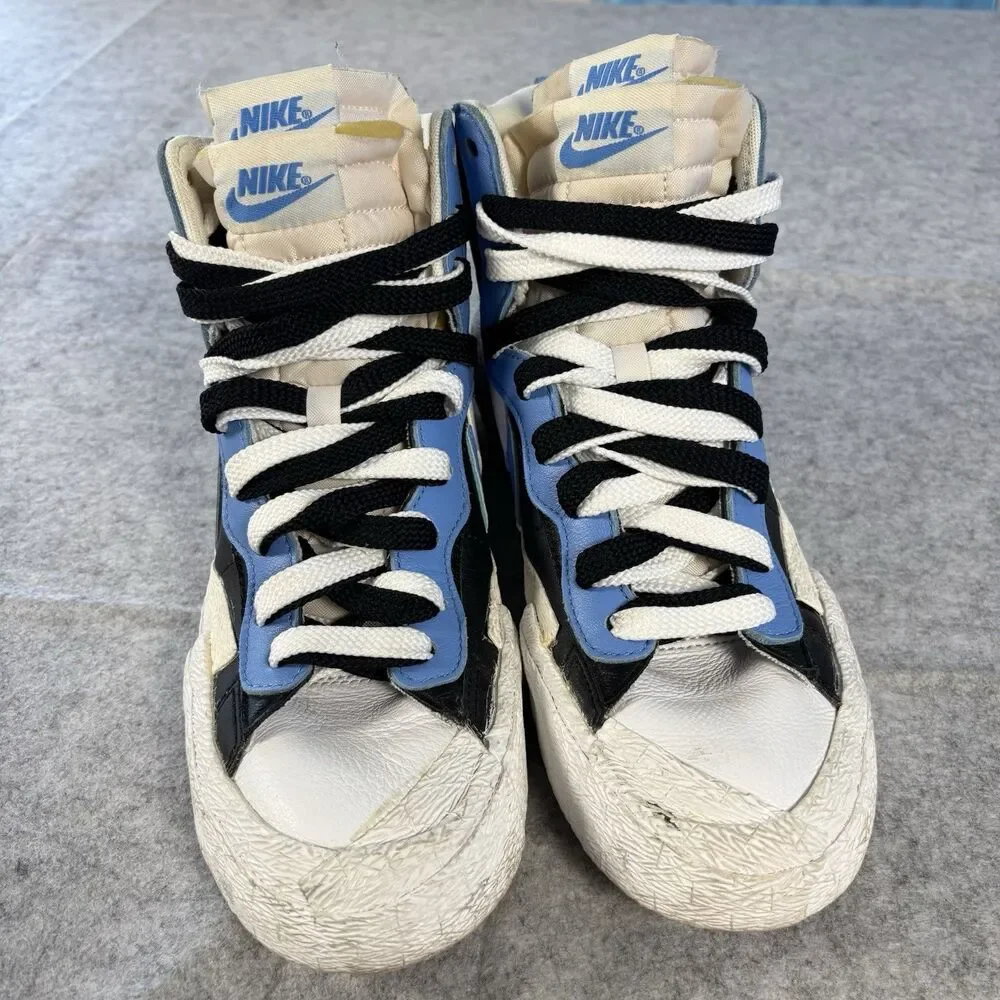 BV0072-001 - Mens 6.5 / Womens 8 - Nike x Sacai Blazer Mid Black Blue Sneakers